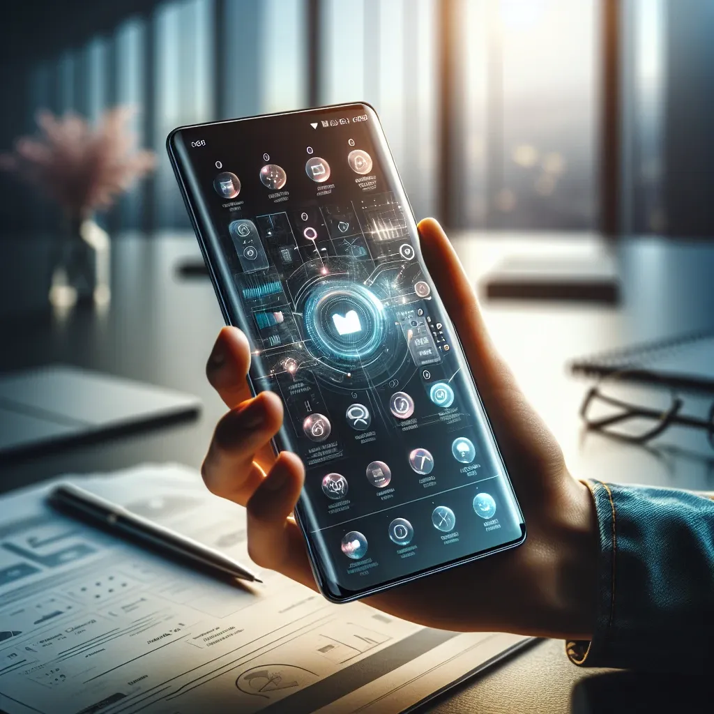 "Smartphone POCO F7 da Xiaomi em destaque, mostrando design elegante e recursos avançados em um ambiente moderno para a análise completa e detalhes do lançamento."